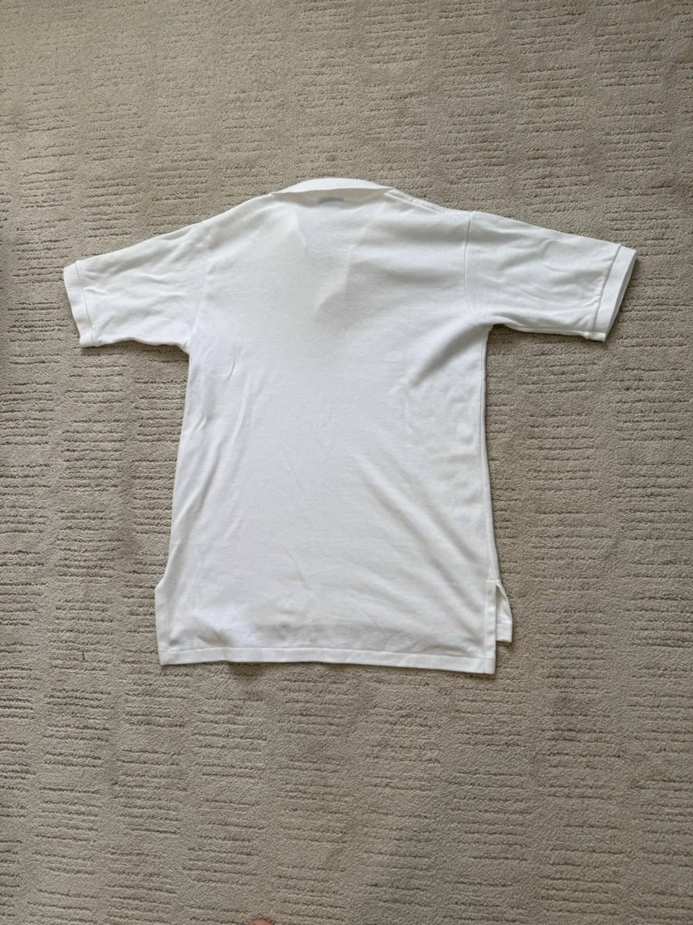 Vintage Ralph Lauren White Polo with Navy Pony Logo